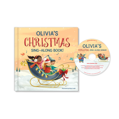My Christmas Sing-Along Personalized Book and Songs