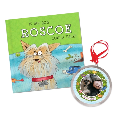 If My Dog Could Talk Personalized Book and Ornament