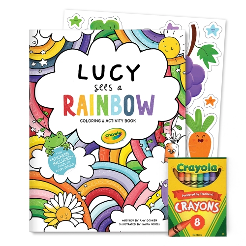 Crayola "Learn Colors" Personalized Coloring Book, Stickers and Crayons Gift Set