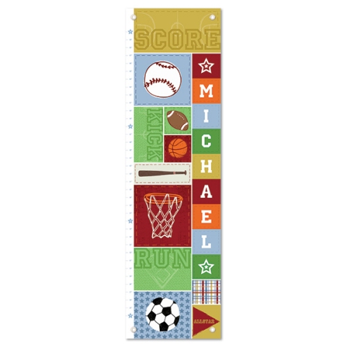 Kick, Score, Run Personalized Growth Chart