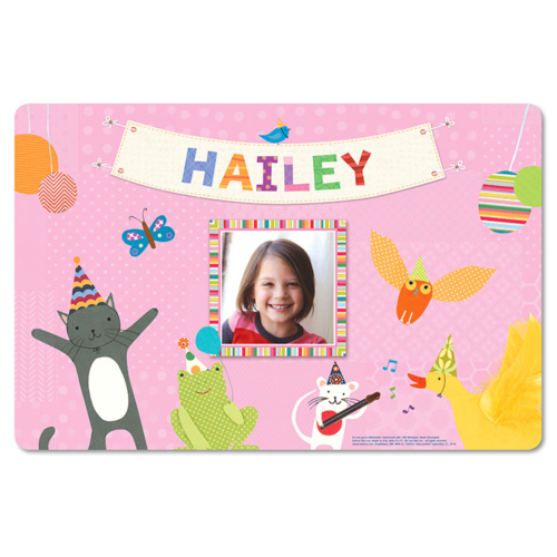 Let's Celebrate! Personalized Placemat - Pink
