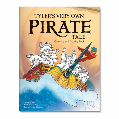 NEW! My Very Own Pirate Tale Personalized Coloring Book