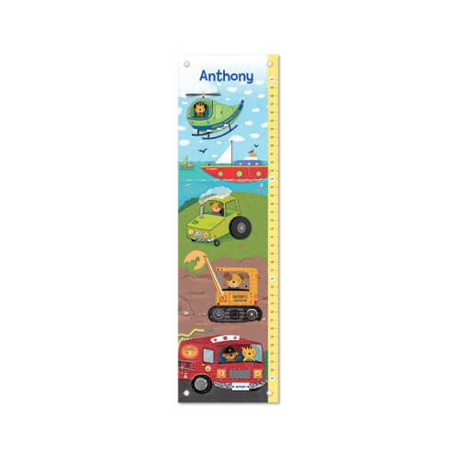 Things That Go Personalized Growth Chart