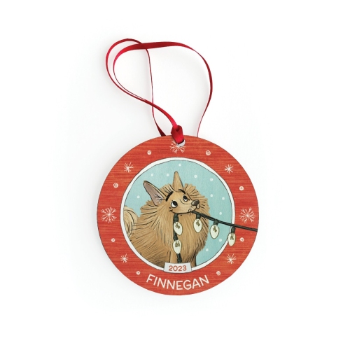 Dog Lovers Personalized Christmas Ornament