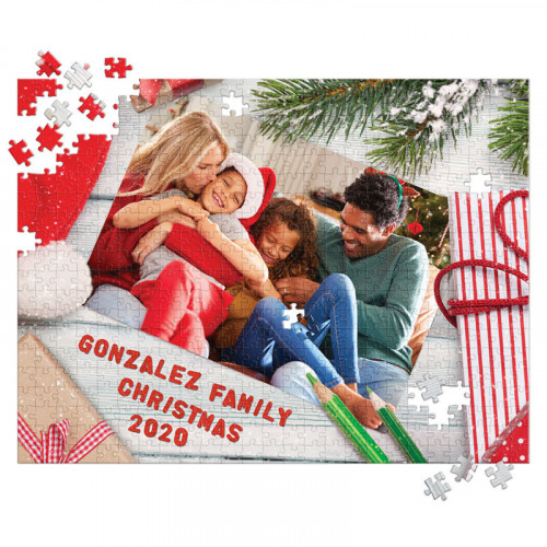 Holiday Photo Personalized Puzzle - 500 Pieces 