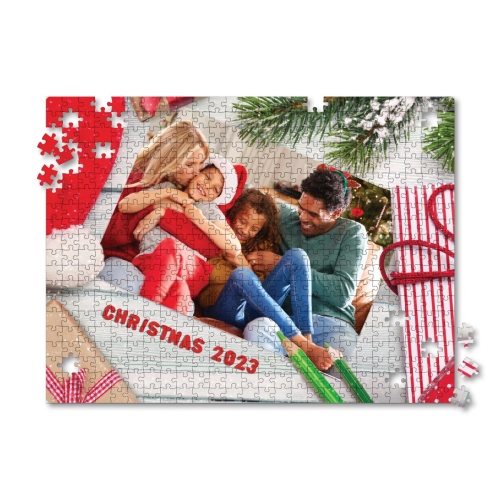 Holiday Photo Personalized Puzzle - 500 Pieces 