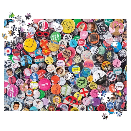 Find Me Buttons Personalized Search-and-Find Puzzle - 500 pieces 