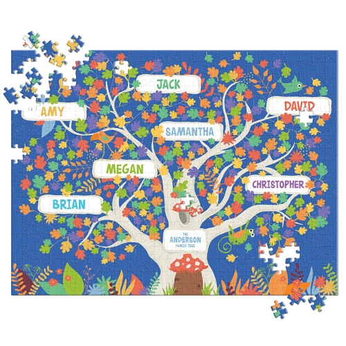 My Family Tree Personalized Puzzle - 500 Pieces
