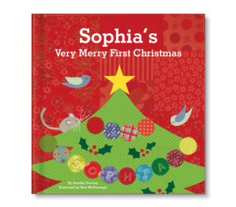 Baby's First Christmas Personalized Board Book