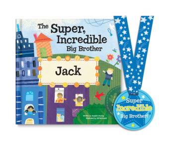 The Super, Incredible Big Brother Book and Medal