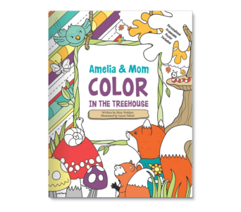Color in the Treehouse with Me Adult & Child Coloring Book & Frameable Art