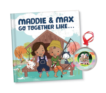 We Go Together Like... Personalized Storybook and Ornament Gift Set