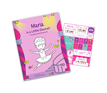 I'm a Little Dancer Coloring Book and Sticker Gift Set