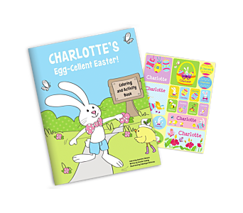 Easter Coloring Book and Sticker Gift Set