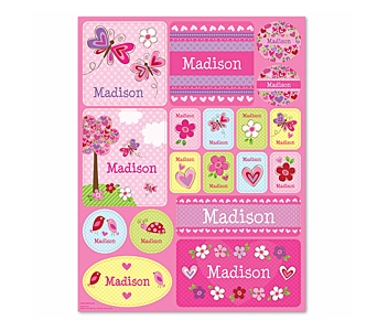 Love is in the Air Personalized Stickers
