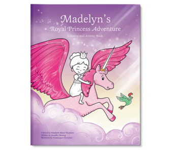 My Royal Princess Adventure Personalized Coloring and Activity Book