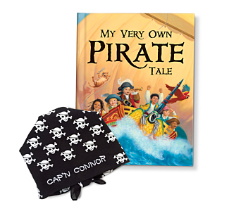 My Very Own Pirate Tale and Personalized Bandana Gift Set