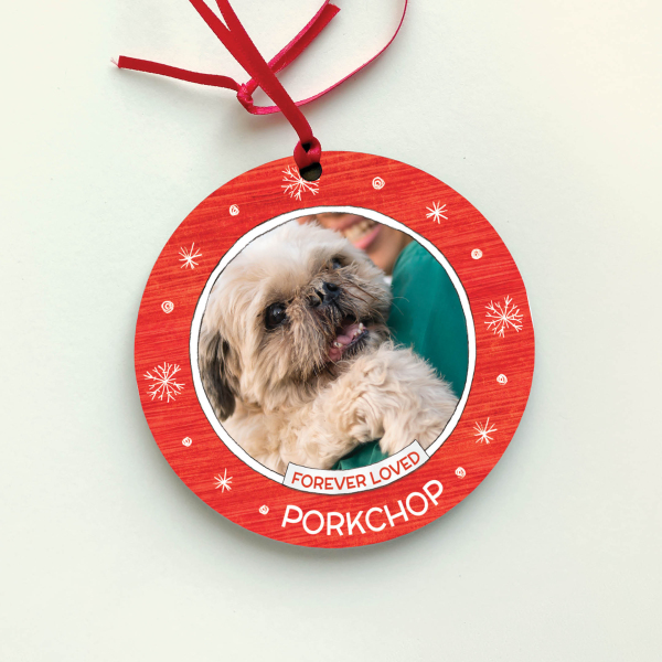 Dog Memorial Personalised Ornament