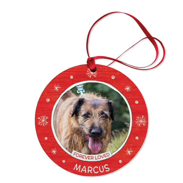 Dog Memorial Personalised Ornament