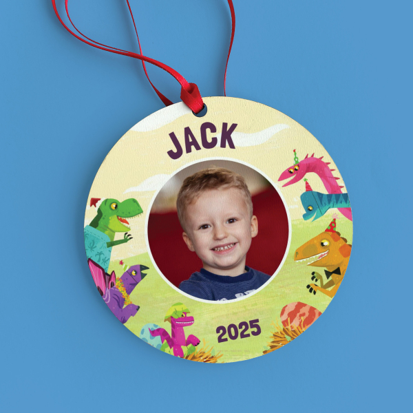 My Very Own Dinosaurs Personalised Photo Ornament