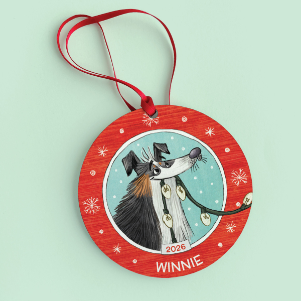 Dog Lovers Personalised Ornament
