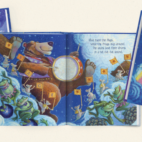 Goodnight Little Me Personalised Book Gold Foil Edition