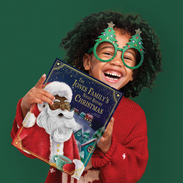 Our Family’s Night Before Christmas Personalised Book Gold Foil Edition