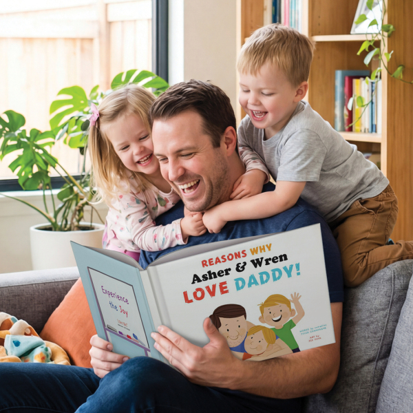 Reasons Why We Love Daddy Personalised Book – 2 Children