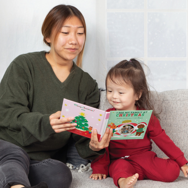 I See My Family at Christmas Personalised Photo Board Book