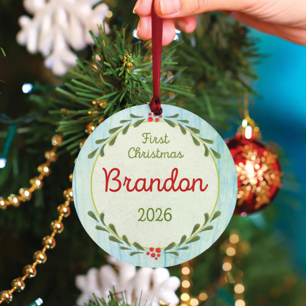 My First Christmas Personalised Ornament