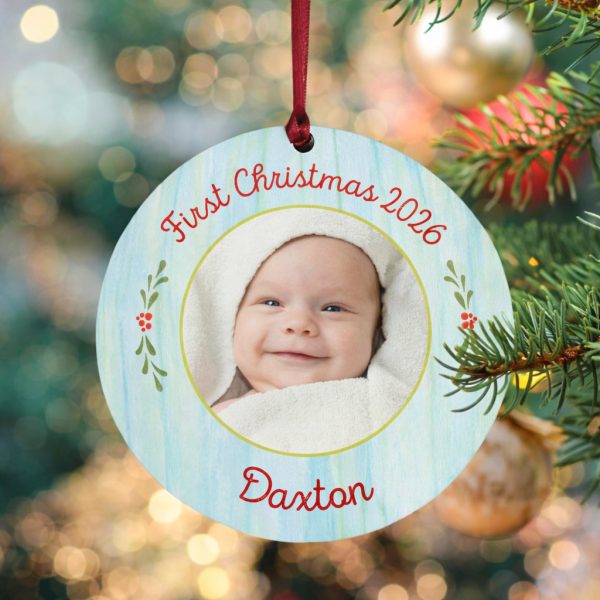 My First Christmas Personalised Ornament