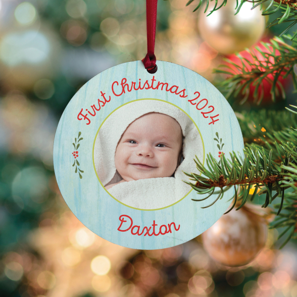 My First Christmas Personalised Ornament