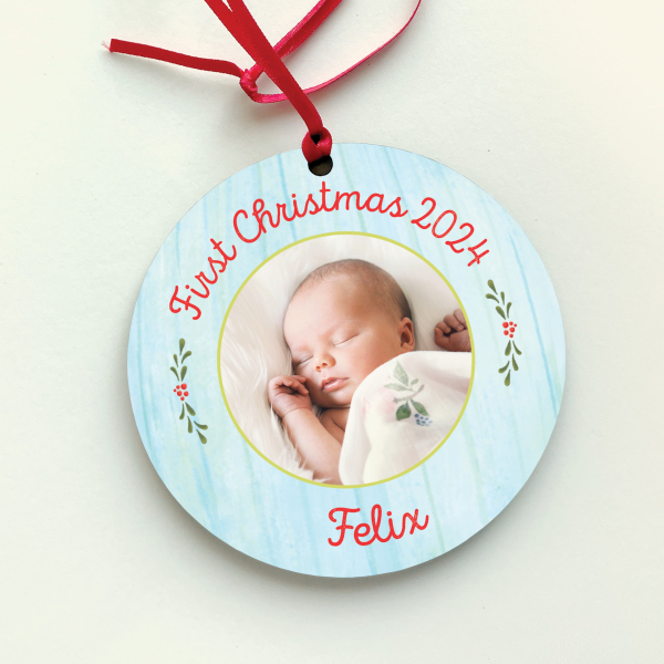 My First Christmas Personalised Ornament