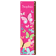All-A-Flutter Butterflies Personalized Growth Chart