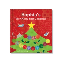 Baby's First Christmas Personalised Board Book