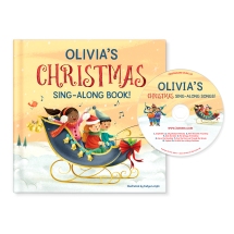 My Christmas Sing-Along Personalized Book and Songs