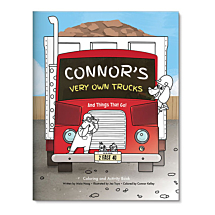 My Very Own Trucks Personalized Coloring Book