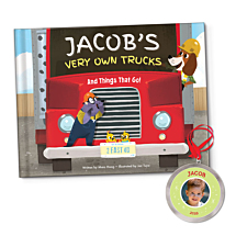 My Very Own Trucks Personalized Book and Ornament