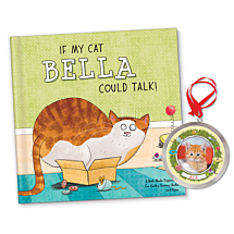 If My Cat Could Talk Personalized Storybook and Ornament Gift Set