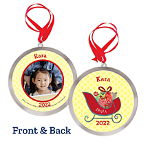 Winter Sleigh Personalized Ornament