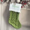 Personalized Christmas Stocking - Green