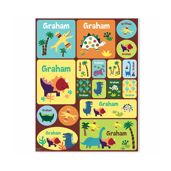 Dinosaur Personalized Stickers I See Me!