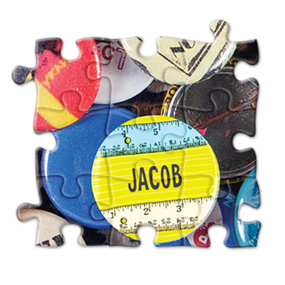 Find Me Buttons Personalized Seek and Find Puzzle - 500 pieces 