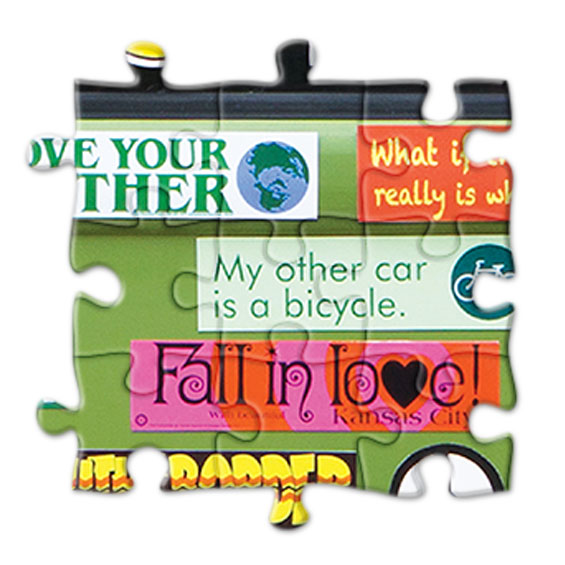 Bumper Sticker Personalized Search-and-Find Puzzle - 500 Pieces