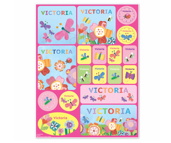 Flowers Personalized Stickers