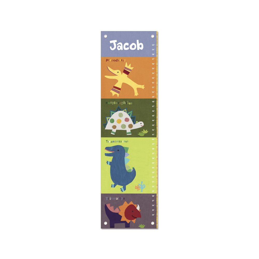 Dinosaur Personalized Growth Chart