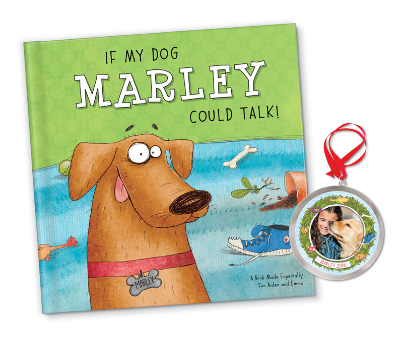 If My Dog Could Talk Personalized Book and Ornament