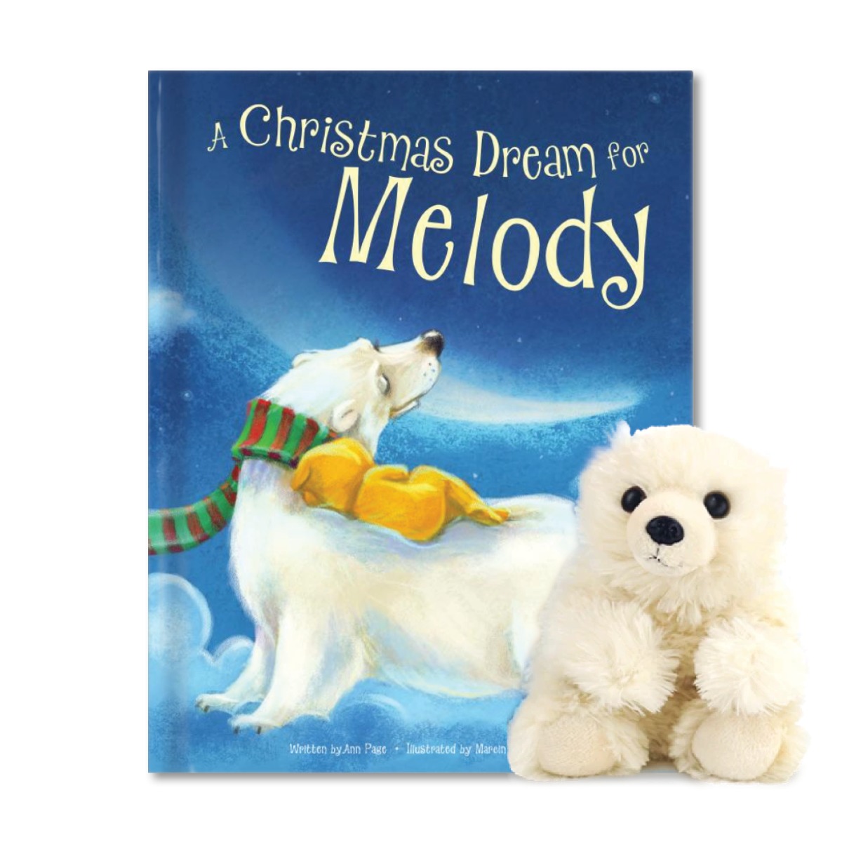 A Christmas Dream for Me Personalized Storybook and Polar Bear Gift Set 