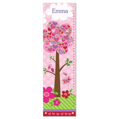 Love is in the Air Personalized Growth Chart