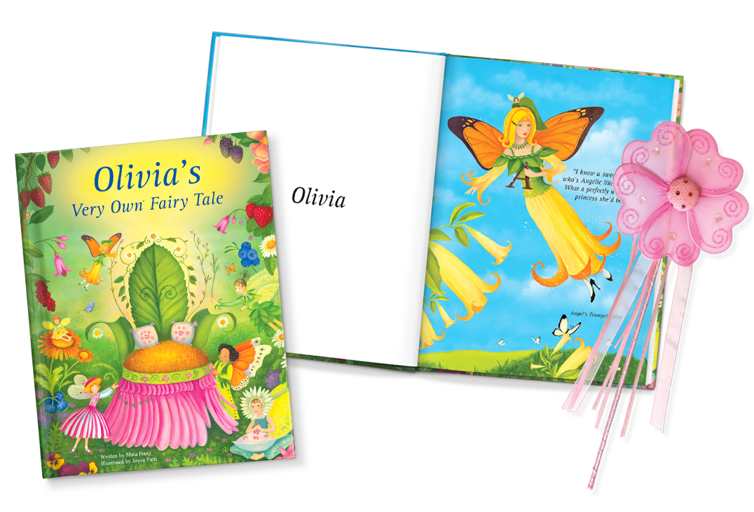 My Very Own Fairy Tale Personalized Book and Wand Gift Set
